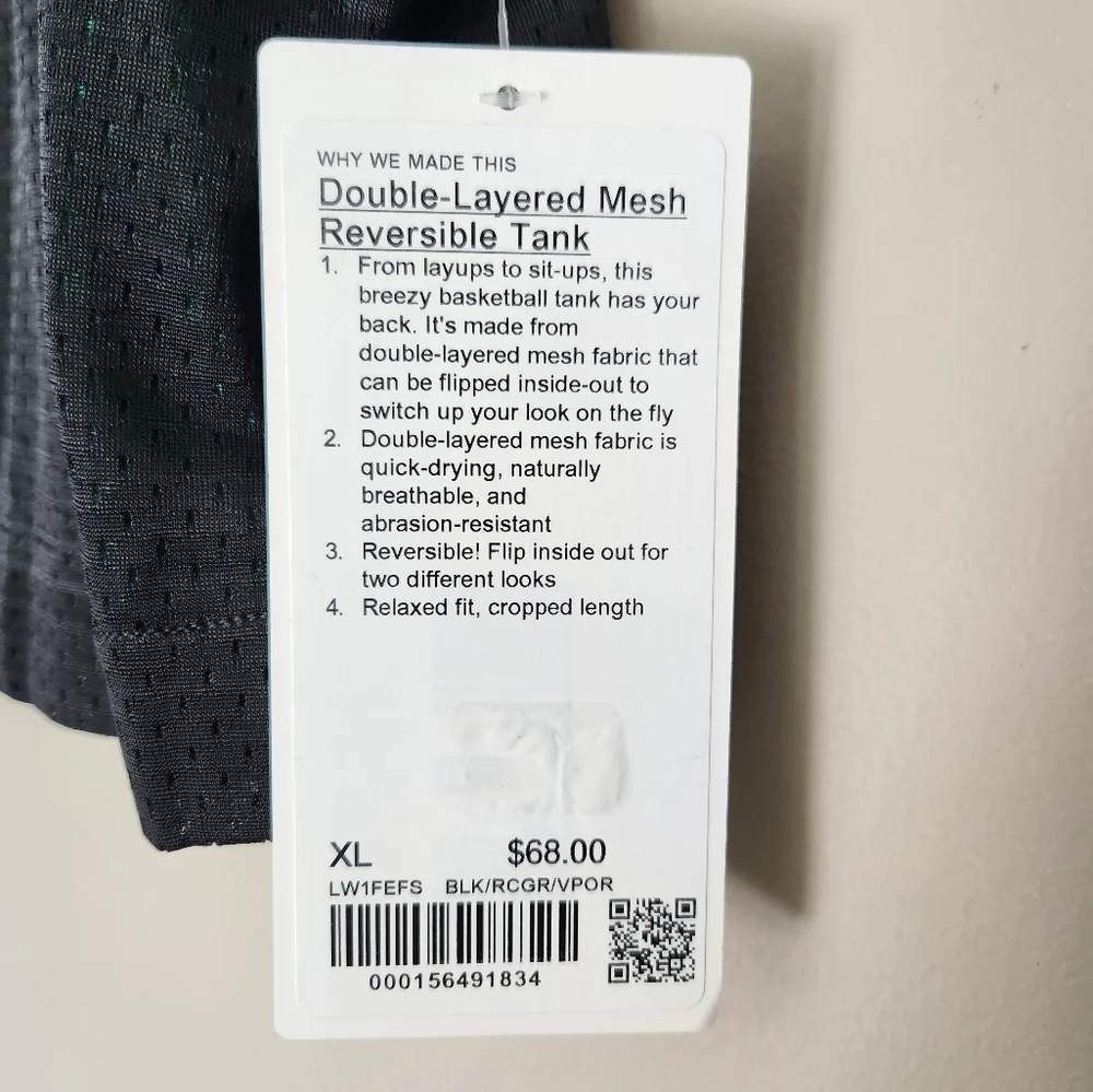 Lululemon Double Layered Mesh Reversible Tank - Picture 2 of 5